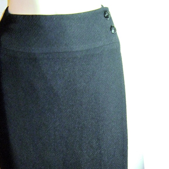 Max & Mabel New Black Long True Wrap Skirt Size XS - Picture 3 of 6
